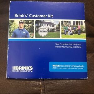 Brinks‎ Home Security Customer Kit User Guide DVD Window Decals